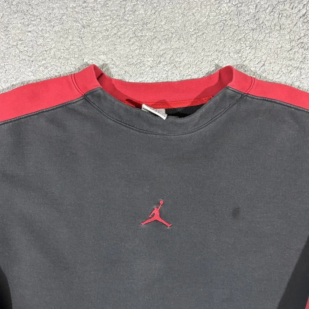 Vintage Air Jordan Sweatshirt Mens XL Black Basketball Performance Jumpman #3441